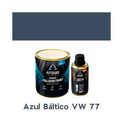Tinta Automotiva Pu Azul Baltico Vw 77 0,8l