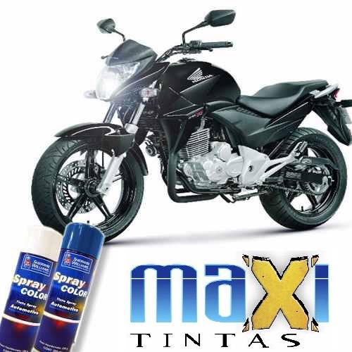 Spray Automotivo Preto Solido + Spray Verniz 300ml