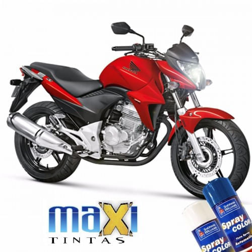 Spray Automotivo Vermelho Maceio + Spray Verniz 300ml