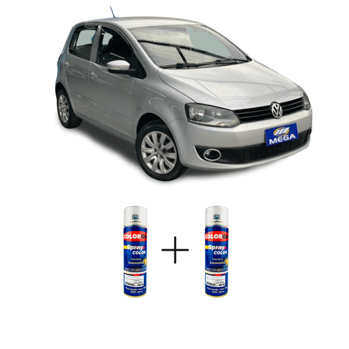 Spray Automotivo Prata Light + Spray Verniz 300ml