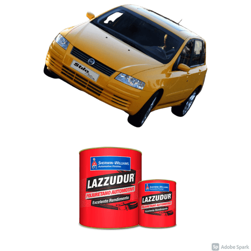 Tinta PU Amarelo Indianapolis FIAT 0,9L