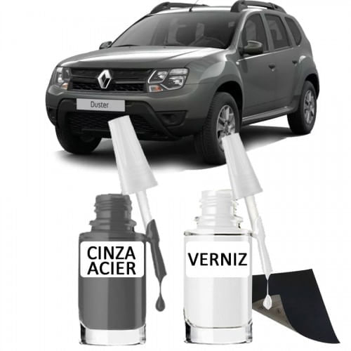 Tira Risco - Renault Cinza Acier + Verniz 15ml