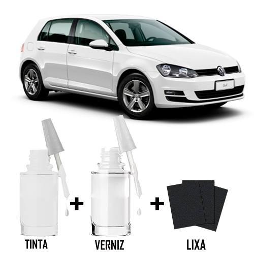 Tira Risco - Branco Puro VW + Verniz 15ml