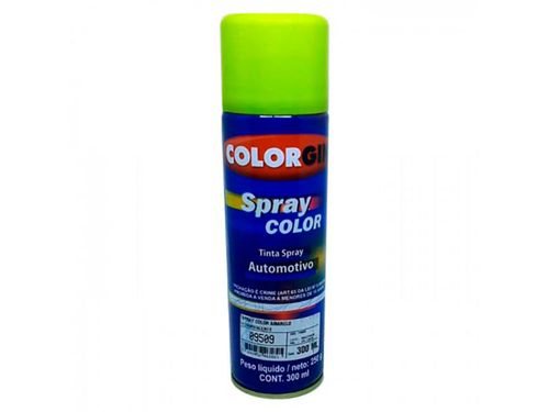Spray Automotivo Amarelo Fluorescente 300ml