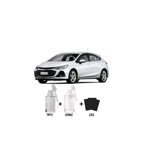 Tinta Tira Risco Chevrolet Branco Abalone + Verniz