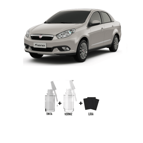 Tinta Tira Risco Fiat Bege Savannah + Verniz
