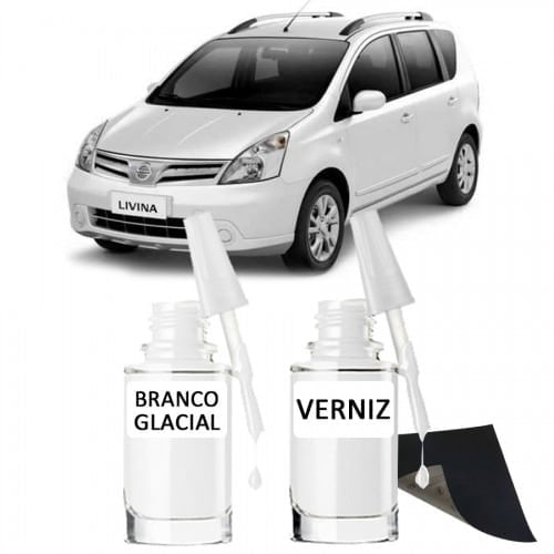 Tira Risco - Nissan Branco Glacial + Verniz 15ml