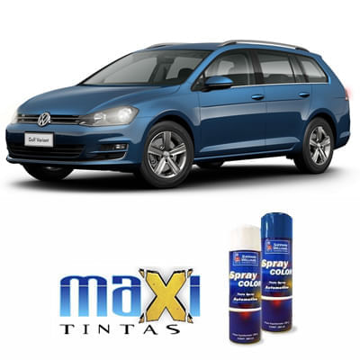 Spray Automotivo Azul Silk + Spray Verniz 300ml