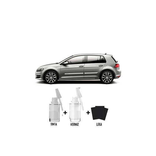 Tira Risco - Volkswagen Prata Reflex + Verniz 15ml