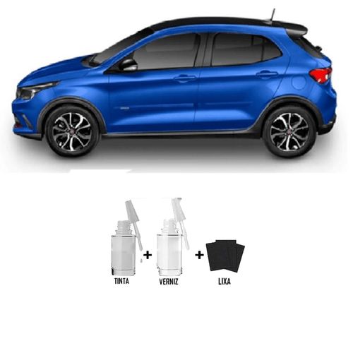 Tinta Tira Risco Fiat Argo Cor Azul Portofino