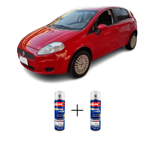 Spray Automotivo Laranja Spot + Spray Verniz 300ml
