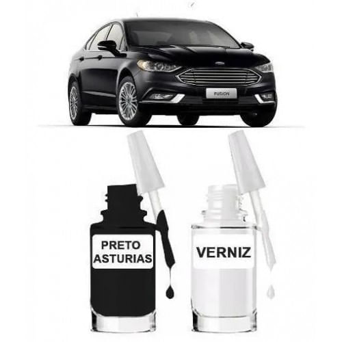 Tinta Tira Risco Automotivo Ford Fusion Preto Asturias