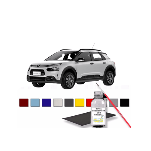 Tinta Tira Risco Retoque Auto Branco Banquise Citroen/Peugeot 100ml