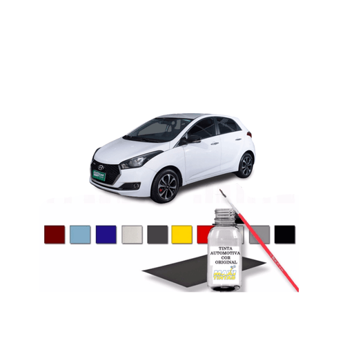 Tinta Tira Risco Retoque Auto Branco Polar Hyundai 100ml