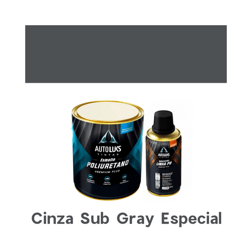 Tinta Automotiva Pu Cinza Sub Gray Special 0,8l