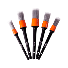 KIT Pinceis Internos para detalhamento automotivo - 5 unidades Evox