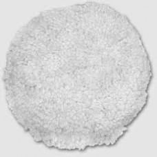 Boina de Lã Dupla Face Normal Branca 8''