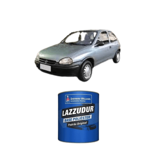 Tinta Poliéster - GM Prata Huet Metálico - 0,9L