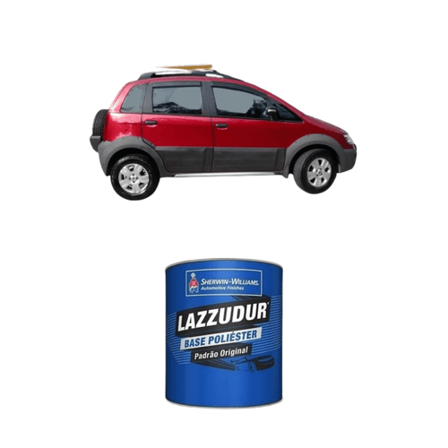 Tinta Poliester Vermelho Barroco Perolizado FIAT 0,9L