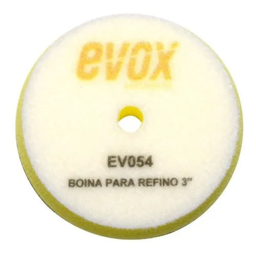 Boina De Espuma Refino Evox 3 Polegadas Polimento Automotivo