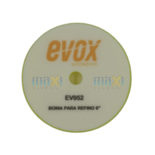 Boina De Espuma Refino Evox 6 Polegadas Polimento Automotivo