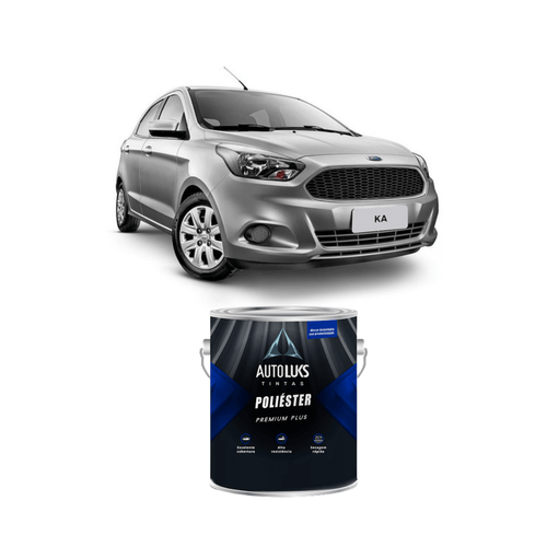 Tinta Poliester Prata Dublin Metálico FORD 0,9L Autoluks