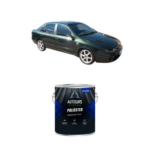 Tinta Poliester Verde Emerald Perolizado FIAT 0,9L Autoluks