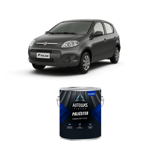 Tinta Poliéster Cinza Cromo Perol FIAT 0,9L Autoluks
