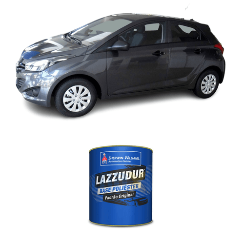 Tinta Poliester Cinza Titanio Metalico Y6G Hyundai 0,9L