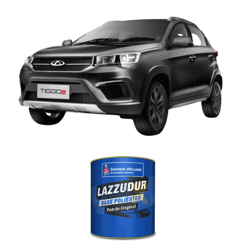 Tinta Poliéster - Preto Solido Chery - 0,9L