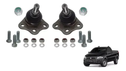 Par Pivô De Bandeja Suspensão Nakata Strada Fire 2003/2019