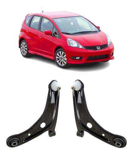 2 Bandeja Leque Suspensão Dianteira Honda Fit 2006 2007 2008