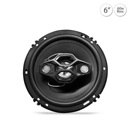 Alto Falante Roadstar RS-6B 6 Polegadas 60w Rms Triaxial