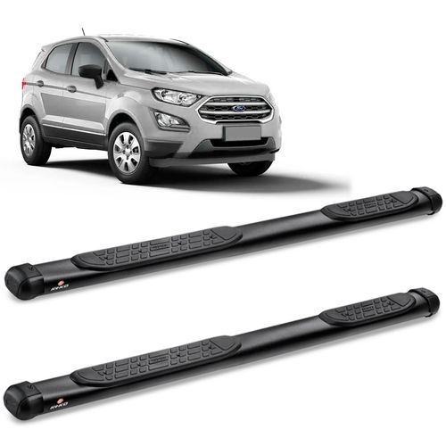 Estribo Lateral Ecosport 2013 a 2021 Oblongo Preto Keko K1