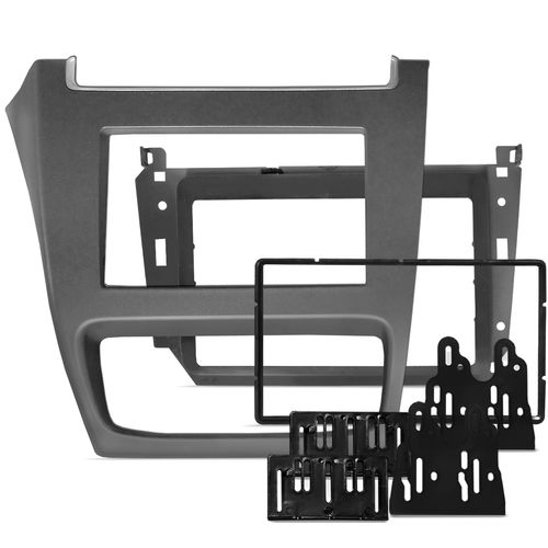 Moldura do Painel 2 Din Fox, SpaceFox, Spacecross e Crossfox 2014 a 2022 Grafite