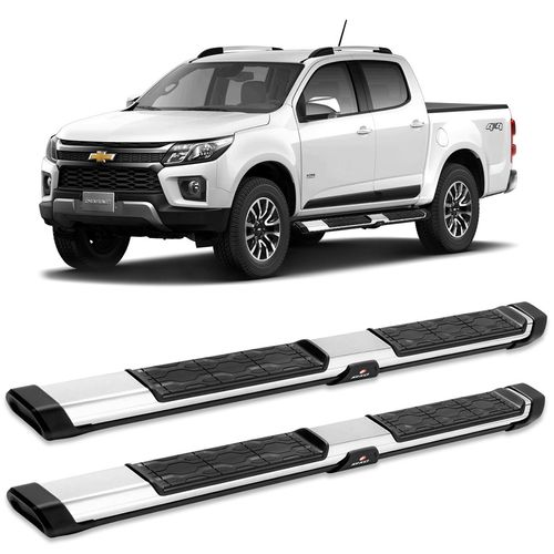 Estribo Lateral S10 2012 a 2023 Alumínio Cromado Keko My Road