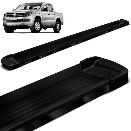 Estribo Lateral Amarok 2010 a 2023 Aluminio Preto Elegance Bepo