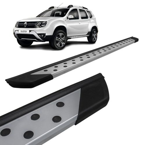 Estribo Lateral Renault Duster 2011 a 2018 Alumínio Prata Bepo