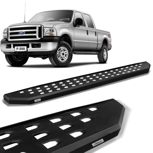 Estribo Lateral F250 1999 a 2011 CD Extreme Preto Bepo