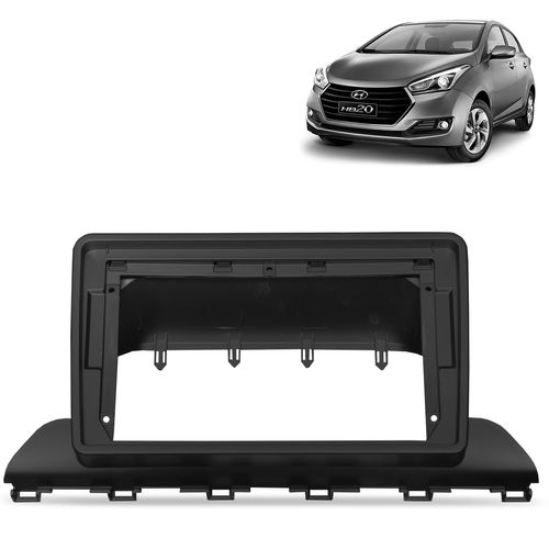 Moldura Do Painel 9 Polegadas Hb20 2020 a 2023 Preto