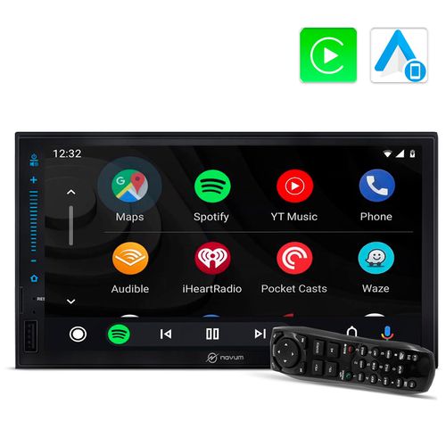 Central Multimídia MP5 2 Din EXD-MP5PLAY Tela 7 Pol Apple CarPlay Android Auto Bluetooth USB Radio