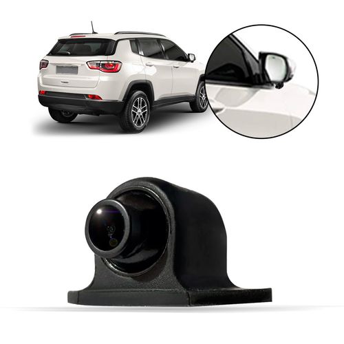 Câmera de Ré Retrovisor Lateral Direita Universal Roadstar RS123BR