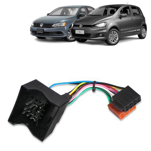 Chicote de Ligação QuadriLock Jetta 2006 a 2016 Fox 2021 Plug Conector