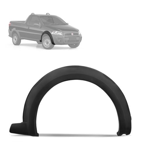 Alargador de Paralamas Strada Working Trekking 2014 a 2020 Dianteiro Direito Cinza