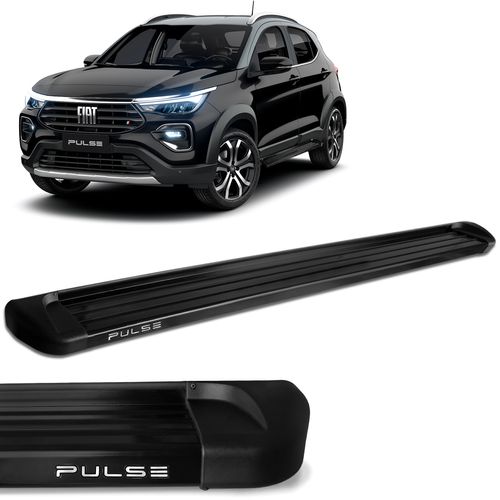 Estribo Lateral Fiat Pulse 2022 2023 Alumínio Preto