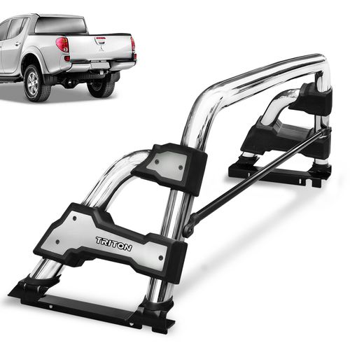 Santo Antonio L200 Triton 2008 a 2016 Cromado STR Com Grade