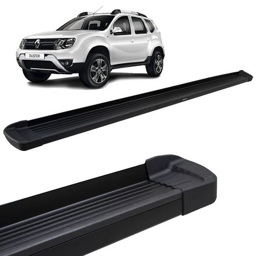 Estribo Lateral Duster 2012 a 2020 Alumínio Preto Fosco Bepo