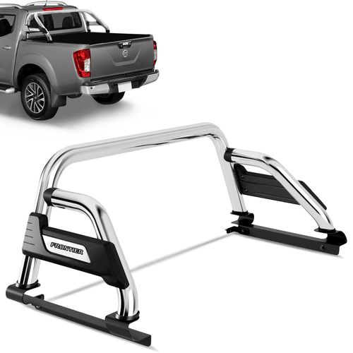 Santo Antônio Nissan Frontier 2017 a 2022 Cromado Bepo B3 Sem Barra