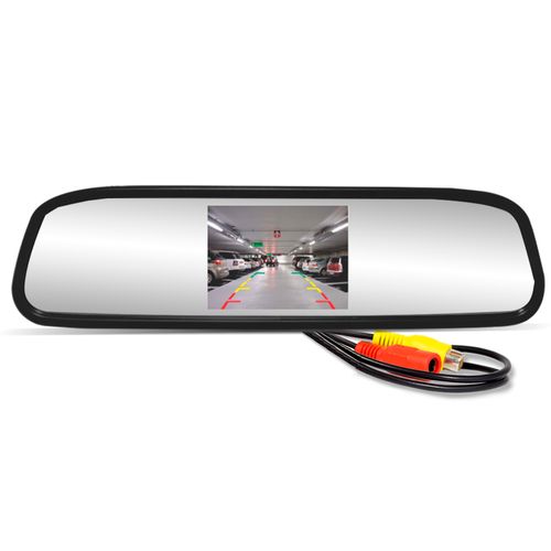 Retrovisor Com Tela 4.3 Polegadas Roadstar RS-350BR