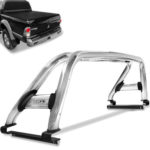 Santo Antonio L200 Sport Outdoor 2004 a 2012 Duplo Cromado Sem Barra